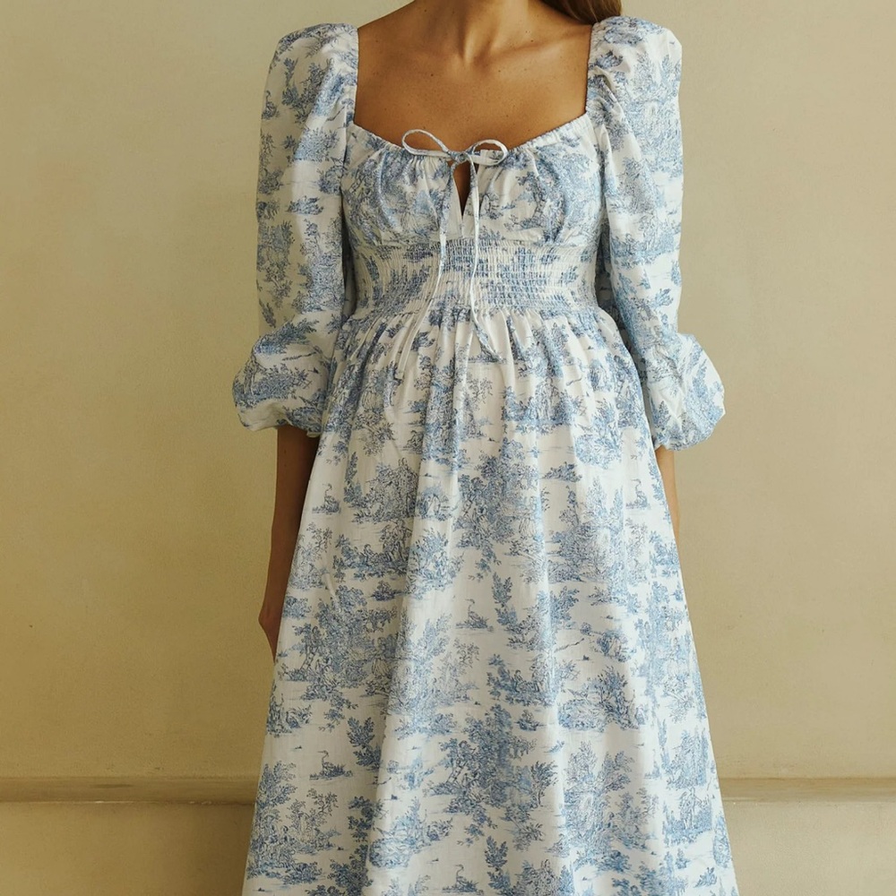 Nothing Fits But The Linen Dress - Picture 3 of 4
